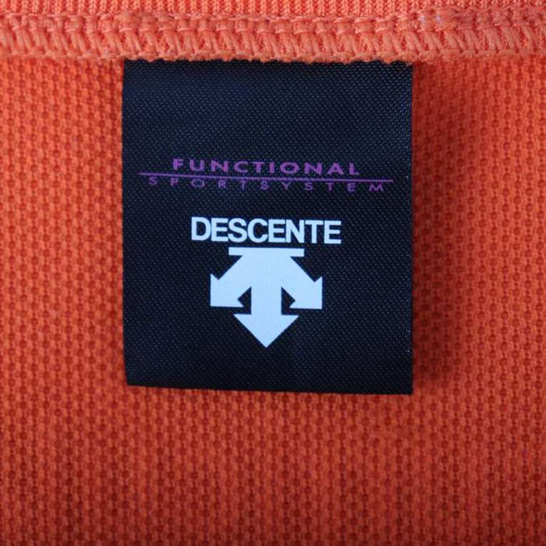 デサント 長袖Tシャツ バレーボール スポーツウエア 大きいサイズ メンズ XOサイズ オレンジ DESCENTE メンズのトップス(Tシャツ/カットソー(七分/長袖))の商品写真