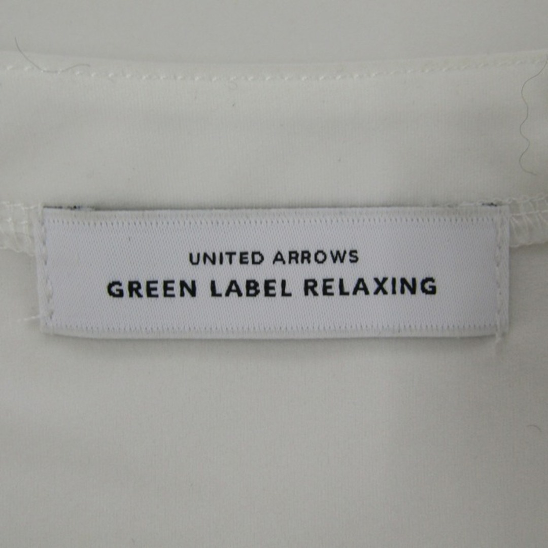 UNITED ARROWS green label relaxing(ユナイテッドアローズグリーンレーベルリラクシング)のグリーンレーベルリラクシング カットソー 長袖シャツ ユナイテッドアローズ レディース ﾌﾘｰサイズ ホワイト green label relaxing レディースのトップス(カットソー(長袖/七分))の商品写真