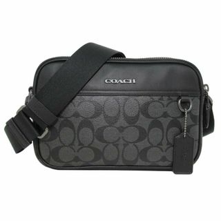 コーチ(COACH)の【新品】コーチ ショルダーバッグ C4149 COAC メンズ COACH グラハム クロスボディ シグネチャー PVC キャンバス レザー 斜め掛け アウトレット メンズ(ショルダーバッグ)