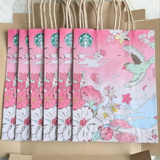 Starbucks - スターバックス 紙袋 6枚 2024 SAKURA / スタバ サクラ 桜