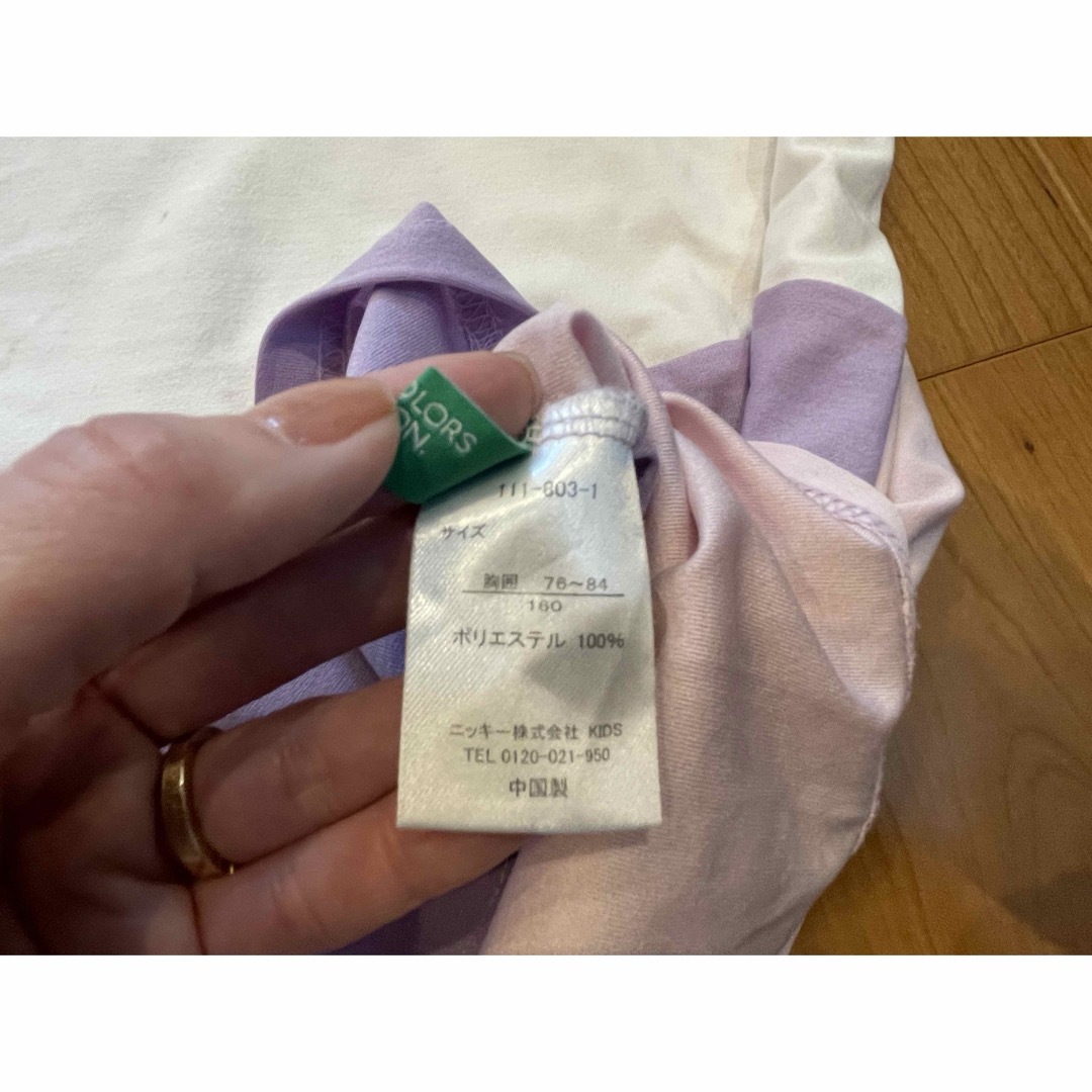 BENETTON(ベネトン)のベネトン　 半袖Tシャツ　160 キッズ/ベビー/マタニティのキッズ服女の子用(90cm~)(Tシャツ/カットソー)の商品写真