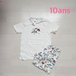 プチバトー(PETIT BATEAU)のプチバトー　半袖パジャマ　10ans(パジャマ)