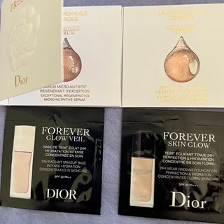 クリスチャンディオール(Christian Dior)のDior プレステージ マイクロユイルドローズセラム（美容液）2個　他2個　計4(サンプル/トライアルキット)