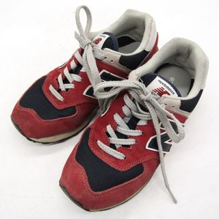 ニューバランス(New Balance)のニューバランス スニーカー ローカット ML574EH2 靴 シューズ 赤 レディース 23.5サイズ レッド NEW BALANCE(スニーカー)