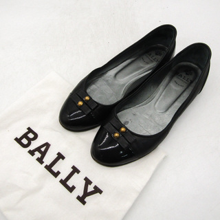 Bally - バリー バレエシューズ フラットシューズ ブランド 靴 シューズ イタリア製 黒 レディース 35.5サイズ ブラック BALLY