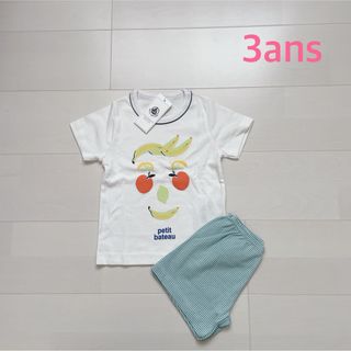 プチバトー(PETIT BATEAU)のプチバトー　半袖パジャマ　3ans (パジャマ)