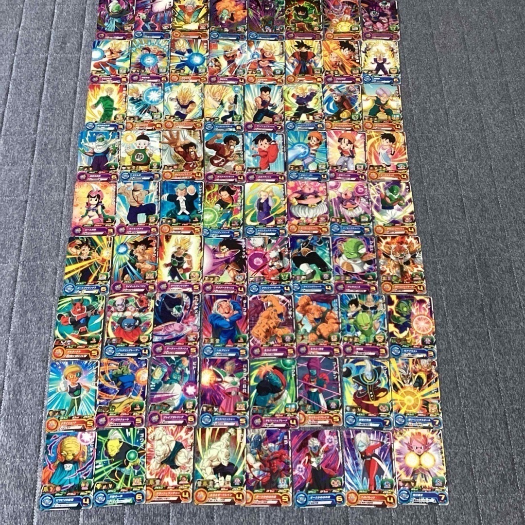 ドラゴンボール(ドラゴンボール)のドラゴンボールヒーローズ　ノーマル  レア　カード　ダブりなし  96枚セット エンタメ/ホビーのトレーディングカード(シングルカード)の商品写真