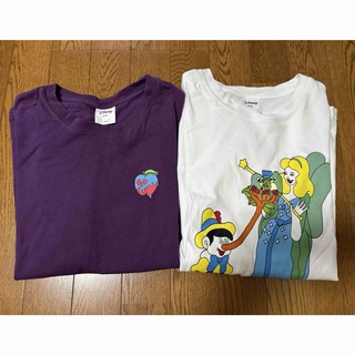 ディズニー(Disney)の半袖　2枚セット(Tシャツ/カットソー(半袖/袖なし))