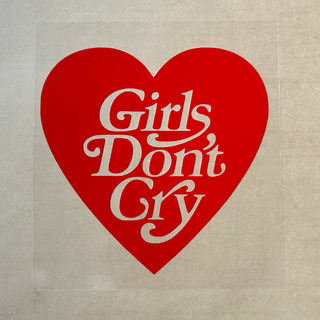 ガールズドントクライ(Girls Don't Cry)のGirls don't Cry ガールズドントクライ ステッカー◆赤マット◆(その他)