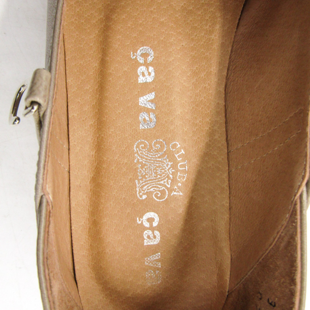 サヴァサヴァ パンプス ポインテッドトゥ ブランド 靴 シューズ 日本製 レディース 24.5サイズ ベージュ cava cava レディースの靴/シューズ(ハイヒール/パンプス)の商品写真