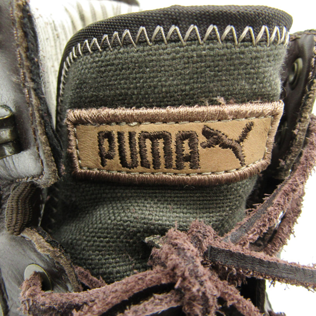 PUMA(プーマ)のプーマ スニーカー ハイカット トレッキングブーツ 靴 シューズ  レディース 23.5サイズ カーキ PUMA レディースの靴/シューズ(スニーカー)の商品写真