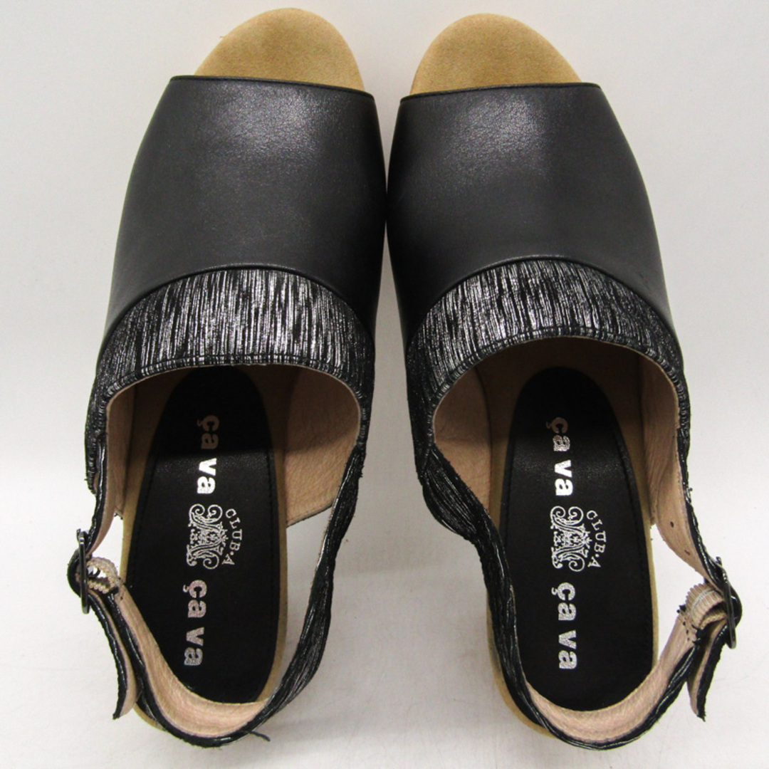 サヴァサヴァ サンダル 厚底 ブランド 靴 シューズ 黒 レディース 3Lサイズ ブラック cava cava レディースの靴/シューズ(サンダル)の商品写真