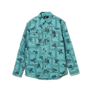 ダブルアールエル(RRL)のRRL /Western-Print Moleskin Workshirt L(シャツ)