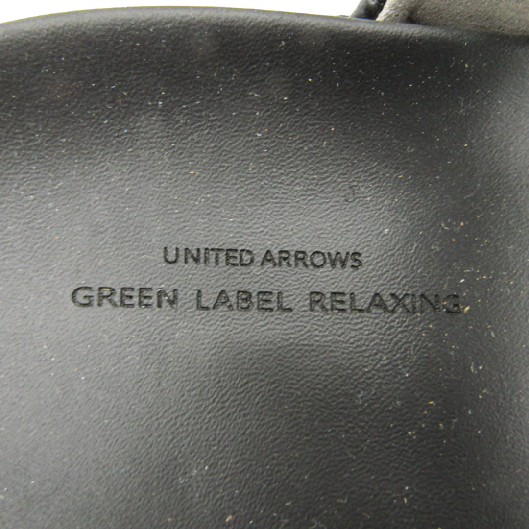 UNITED ARROWS(ユナイテッドアローズ)のユナイテッドアローズ サンダル green label relaxing ブランド 靴 シューズ 黒 レディース Lサイズ ブラック UNITED ARROWS レディースの靴/シューズ(サンダル)の商品写真