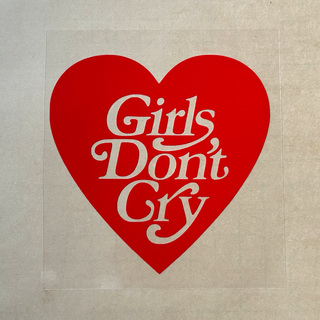 ガールズドントクライ(Girls Don't Cry)のGirls don't Cry ガールズドントクライ ステッカー◆赤グロス◆(その他)