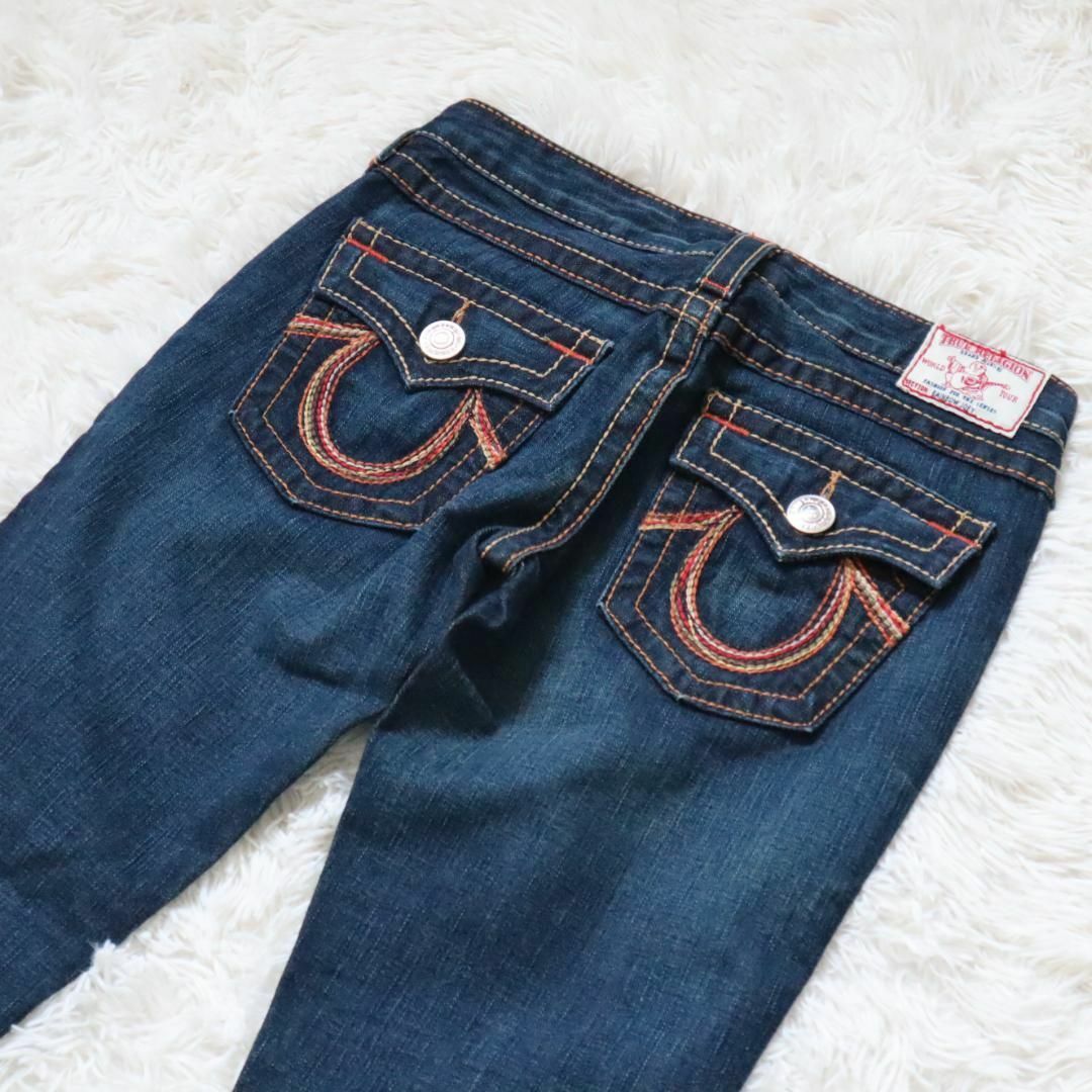 True Religion(トゥルーレリジョン)のTRUE RELIGION RAINBOW JOEY フレアデニムパンツ メンズのパンツ(デニム/ジーンズ)の商品写真