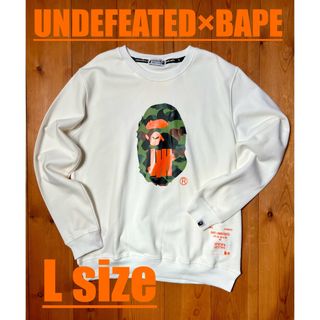 アベイシングエイプ(A BATHING APE)の【期間限定セール】UNDEFEATED×A BATHING APE スウェットL(スウェット)