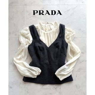 PRADA - PRADA ベスト トップス ウール