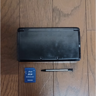 ニンテンドー3DS(ニンテンドー3DS)のニンテンドー3DS コスモブラック 中古(携帯用ゲーム機本体)
