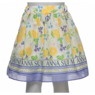 アナスイミニ(ANNA SUI mini)の新品☆アナスイミニ☆レモン柄スカート(スカート)