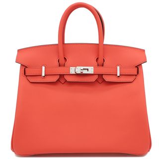 エルメス(Hermes)のエルメス HERMES ハンドバッグ バーキン25 スイフト オレンジフィールド シルバー金具 新品 未使用 2024SS  W刻印（2024年製） 【箱】【中古】(ハンドバッグ)