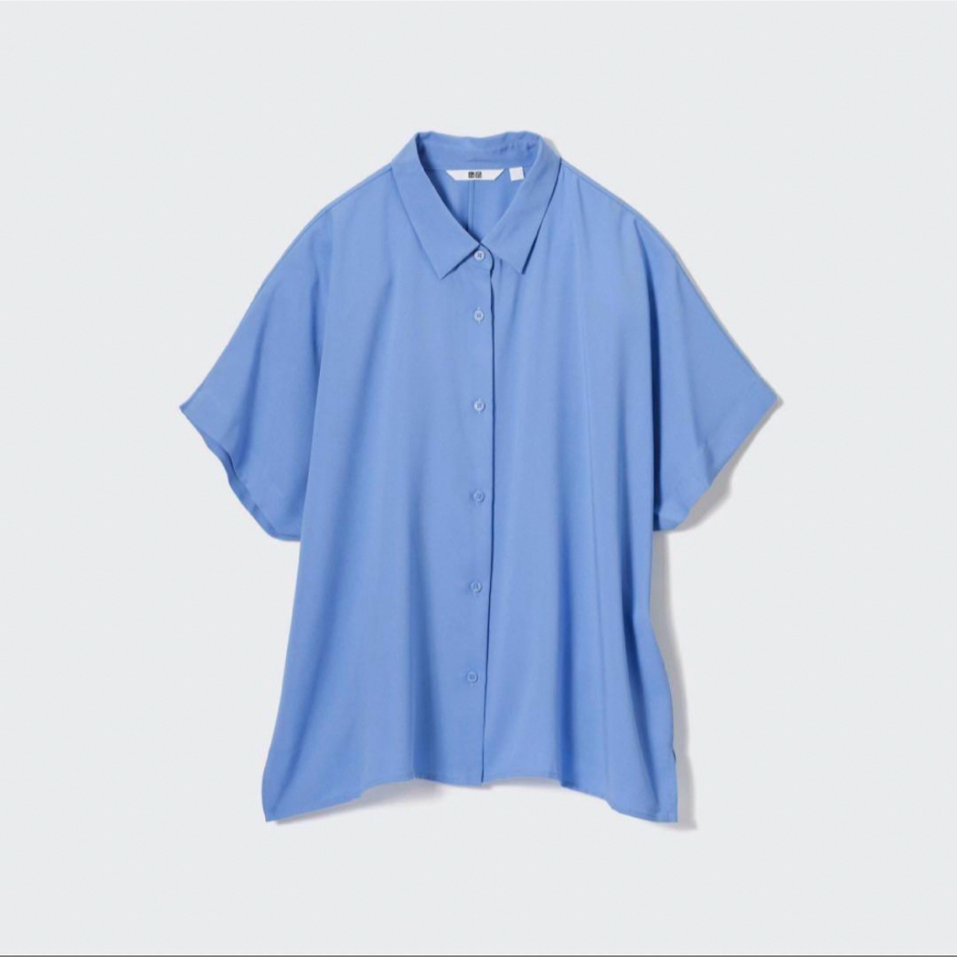 UNIQLO(ユニクロ)の新品未開封/匿名配送　ユニクロ　シャツ　オレンジ　トップス　2XL  カットソー レディースのトップス(シャツ/ブラウス(半袖/袖なし))の商品写真