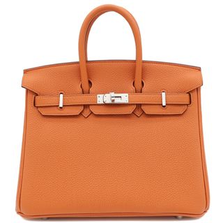 エルメス(Hermes)のエルメス HERMES ハンドバッグ バーキン25 トゴ オレンジ シルバー金具 新品 未使用  B刻印（2023年製） 【箱】【中古】(ハンドバッグ)