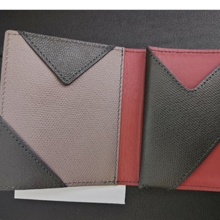 アブラサス(abrAsus)の財布メンズコンパクト 財布 メンズ 二つ折り 薄い 本革 財布 うすい財布 ab(長財布)
