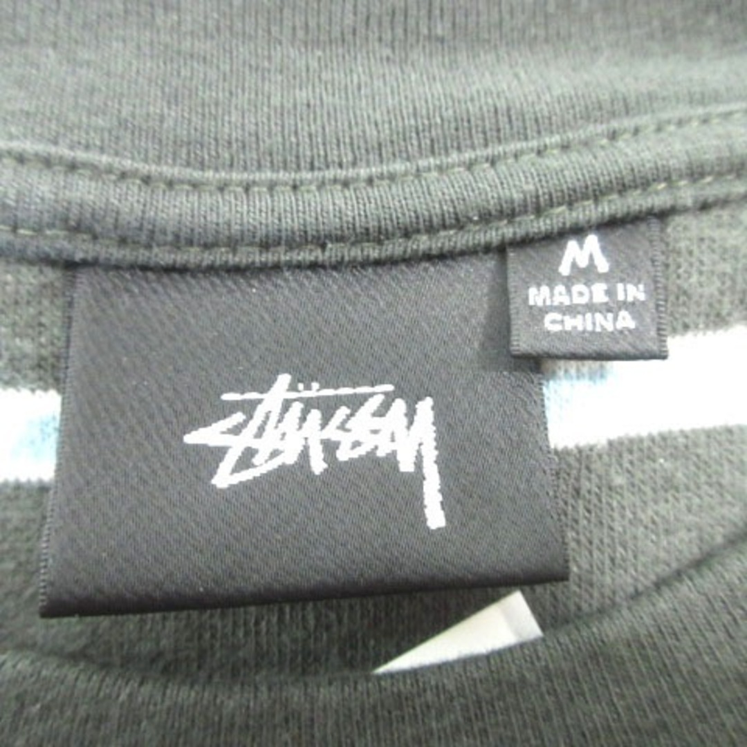 STUSSY(ステューシー)のステューシー SS ストライプ テリー クルー Tシャツ パイル ボーダー M メンズのトップス(Tシャツ/カットソー(半袖/袖なし))の商品写真