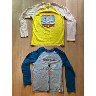 エルエルビーン(L.L.Bean)のLLbean キッズ　スヌーピー　ロンT 160cm 2枚セット　黄色　ブルー(Tシャツ/カットソー)