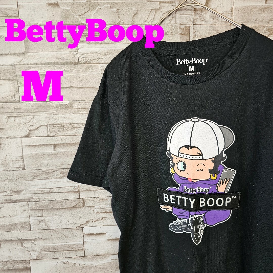 Betty Boop(ベティブープ)のベティブープ BettyBoop tシャツ ベティちゃん プリント メンズのトップス(Tシャツ/カットソー(半袖/袖なし))の商品写真