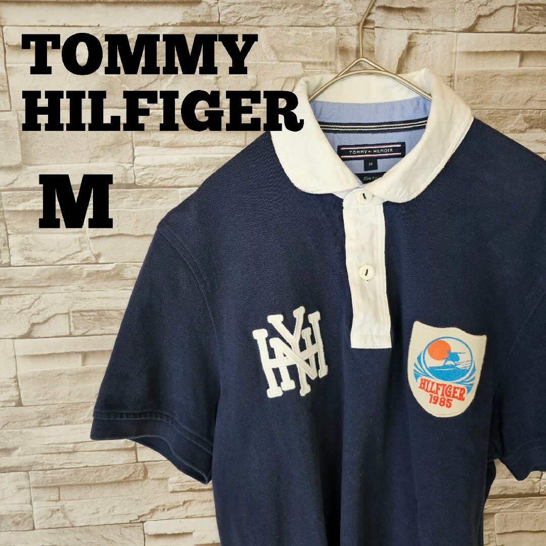 TOMMY HILFIGER(トミーヒルフィガー)のトミーヒルフィガー TOMMYHILFIGER ポロシャツ トップス 半袖 メンズのトップス(ポロシャツ)の商品写真