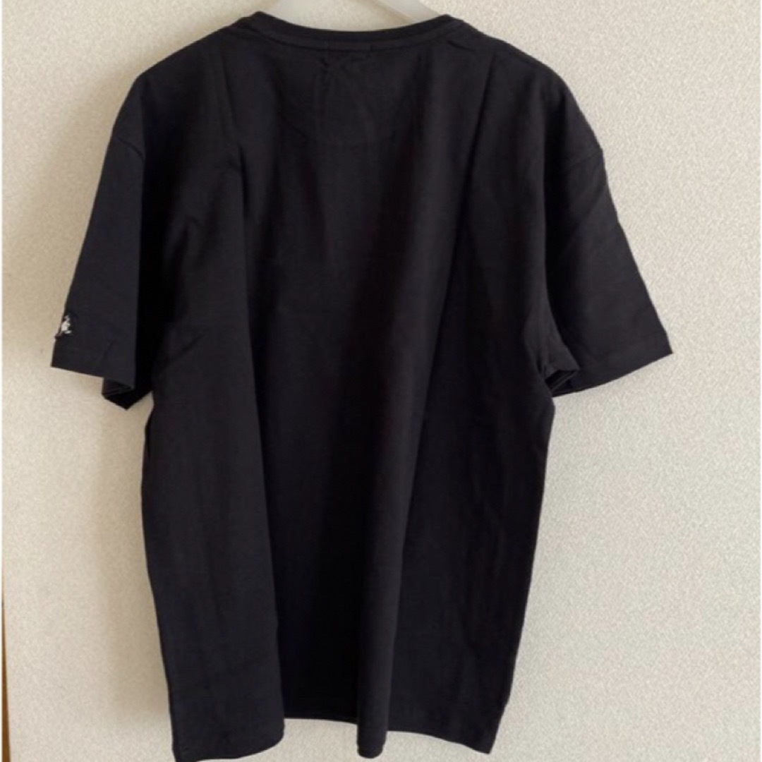KANGOL(カンゴール)のKANGOL カンゴール ★ 袖ワッペン  Tシャツ    黒 メンズのトップス(Tシャツ/カットソー(半袖/袖なし))の商品写真