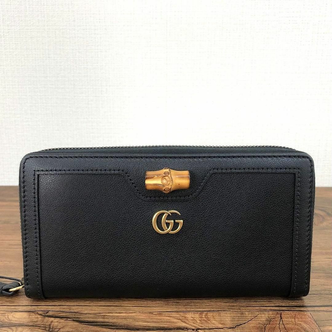 Gucci(グッチ)の未使用品 GUCCI ジップウォレット バンブー 114 レディースのファッション小物(財布)の商品写真