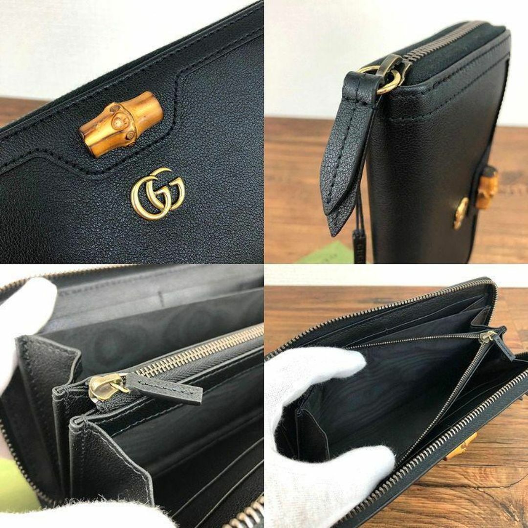 Gucci(グッチ)の未使用品 GUCCI ジップウォレット バンブー 114 レディースのファッション小物(財布)の商品写真