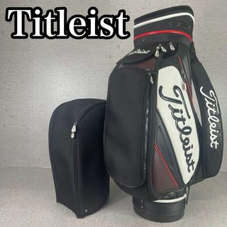 タイトリスト(Titleist)の人気 タイトリスト キャディバッグ カート式 3点ショルダー 6分割 レザー(バッグ)