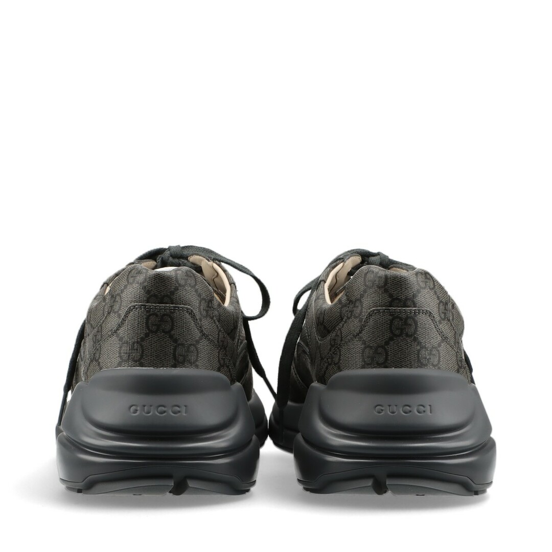 Gucci(グッチ)のグッチ ライトン PVC×レザー 11 ブラック×グレー メンズ スニーカ メンズの靴/シューズ(スニーカー)の商品写真