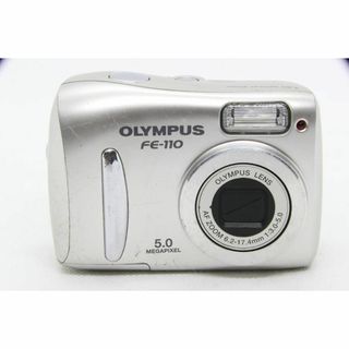 【C2097】OLYMPUS FE-110 オリンパス シルバー(コンパクトデジタルカメラ)