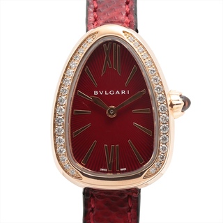 ブルガリ(BVLGARI)のブルガリ セルペンティ PG×革   レディース 腕時計(腕時計)