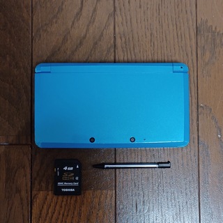 ニンテンドー3DS(ニンテンドー3DS)のニンテンドー3DS ライトブルー 中古(携帯用ゲーム機本体)