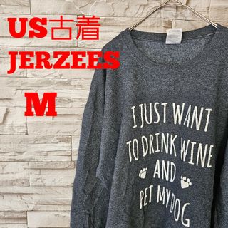 ジャージーズ(JERZEES)の美品 JERZEES スウェット トレーナー ビッグプリント US古着(スウェット)