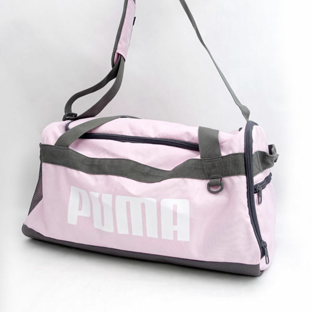 PUMA(プーマ)のPUMA / プーマ ◆2WAYボストンバッグ/ショルダーバッグ/ロゴ/ピンク×グレー 【バッグ/バック/BAG/鞄/カバン】 レディースファッション【中古】 [0220475936] レディースのバッグ(ボストンバッグ)の商品写真