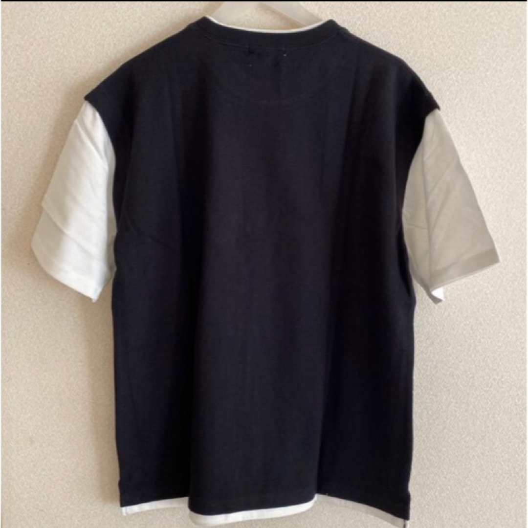 THE SHOP TK(ザショップティーケー)のTHE SHOP TK ザ ショップティーケー ★ニットベストフェイク Tシャツ メンズのトップス(Tシャツ/カットソー(半袖/袖なし))の商品写真