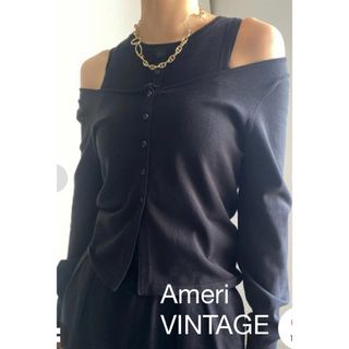 アメリヴィンテージ(Ameri VINTAGE)のAMERI MANY WAY LAYERED KNIT TOP(カーディガン)