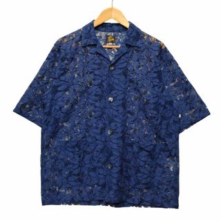 Needles - NEEDLES ニードルス 23SS 品番 MR252 CABANA SHIRT カバナシャツ 半袖 ネイビー サイズM 正規品 / 33977