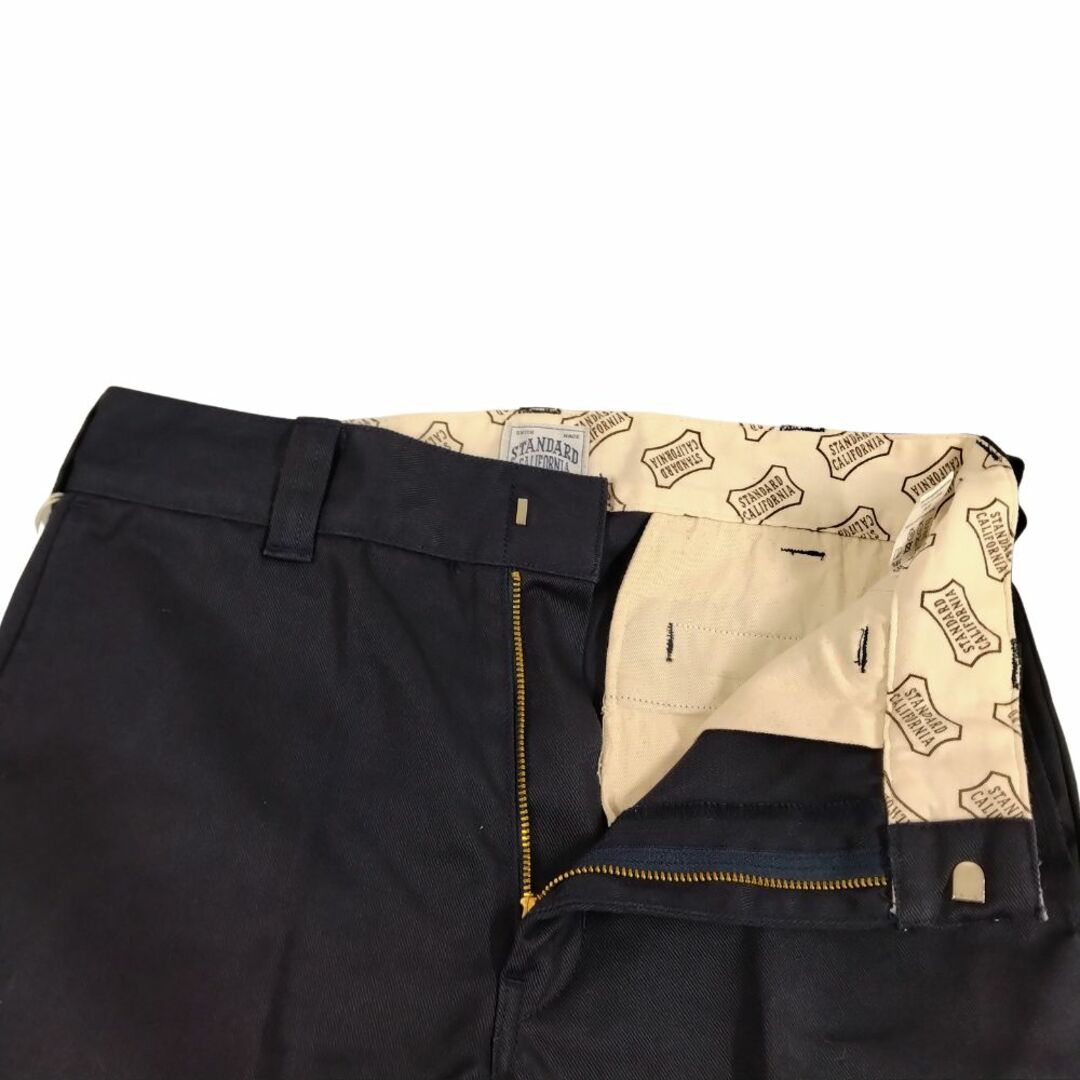 STANDARD CALIFORNIA(スタンダードカリフォルニア)のSTANDARD CALIFORNIA スタンダードカリフォルニア T / C WORK PANTS TAPERD テーパード ワークパンツ ネイビー サイズ30 正規品 / 33999 メンズのパンツ(ワークパンツ/カーゴパンツ)の商品写真