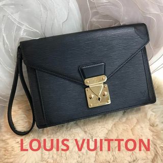 ルイヴィトン(LOUIS VUITTON)の★美品★LOUIS VUITTON　エピ　ポシェット・セリエ・ドラゴンヌ　黒(セカンドバッグ/クラッチバッグ)