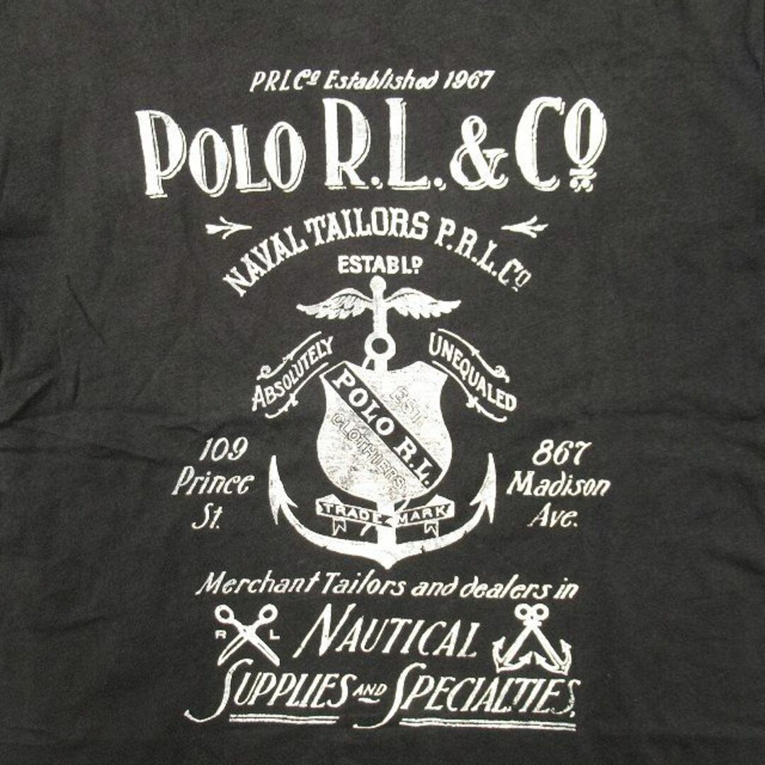 POLO RALPH LAUREN(ポロラルフローレン)のポロ ラルフローレン ヴィンテージ プリント Tシャツ カットソー 半袖 グレー メンズのトップス(Tシャツ/カットソー(半袖/袖なし))の商品写真