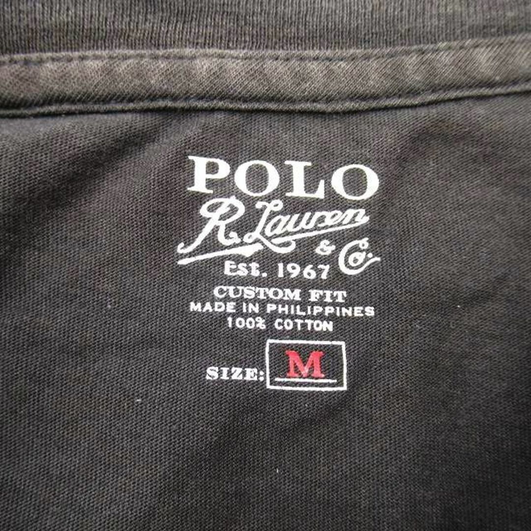 POLO RALPH LAUREN(ポロラルフローレン)のポロ ラルフローレン ヴィンテージ プリント Tシャツ カットソー 半袖 グレー メンズのトップス(Tシャツ/カットソー(半袖/袖なし))の商品写真