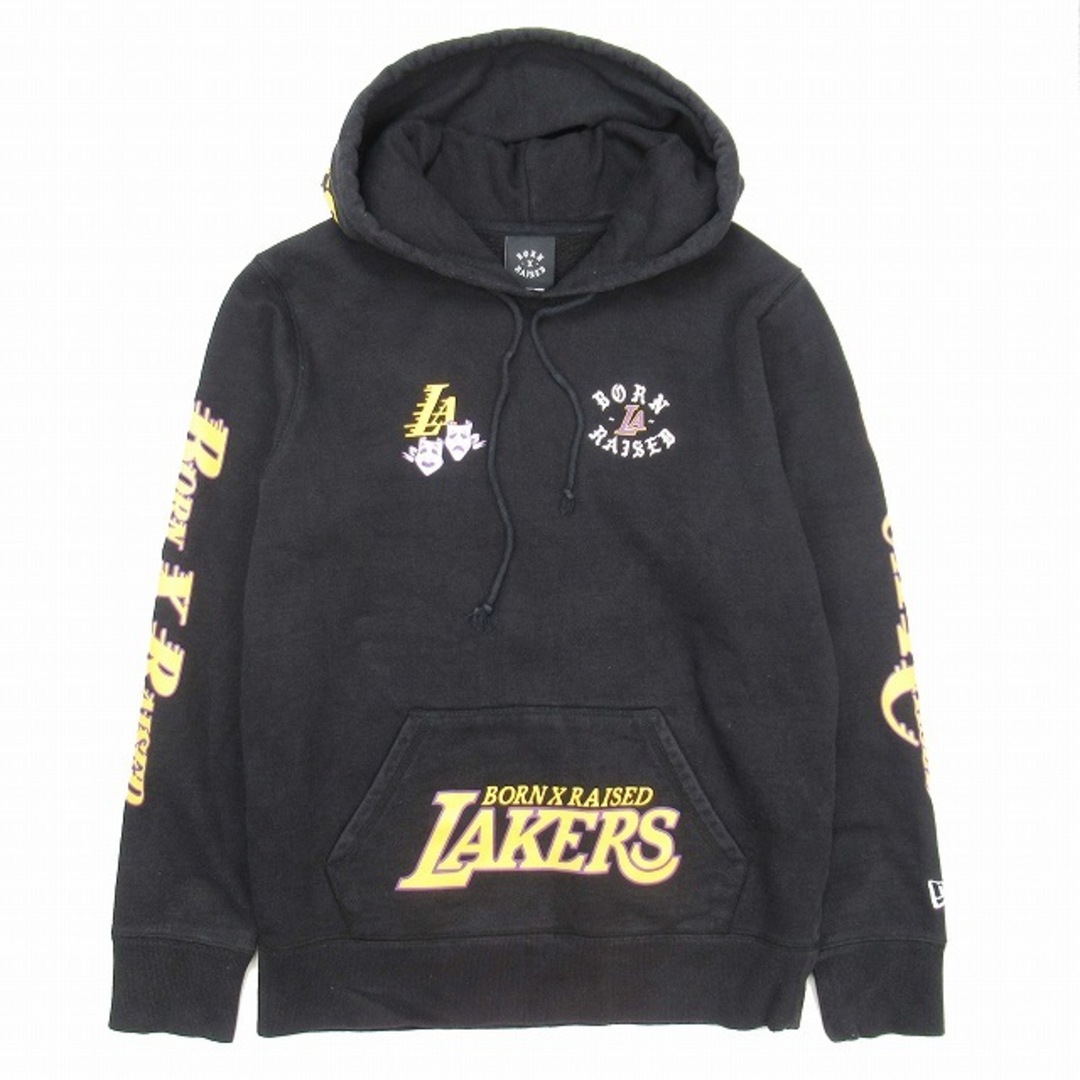 NEW ERA(ニューエラー)のニューエラ × ボーンアンドレイズド LAKERS フーディー スウェット メンズのトップス(パーカー)の商品写真